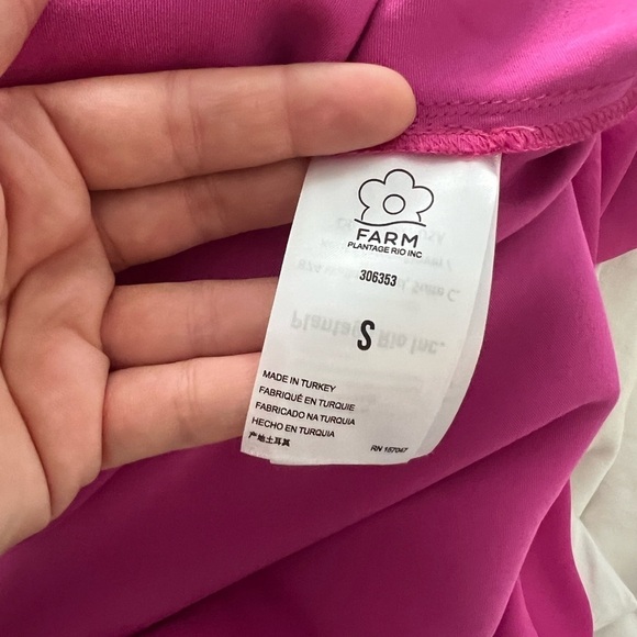 FARM RIO MIDI Skirt in Fuschia Beaded Tassels ECOVERO - Picture 8 of 9